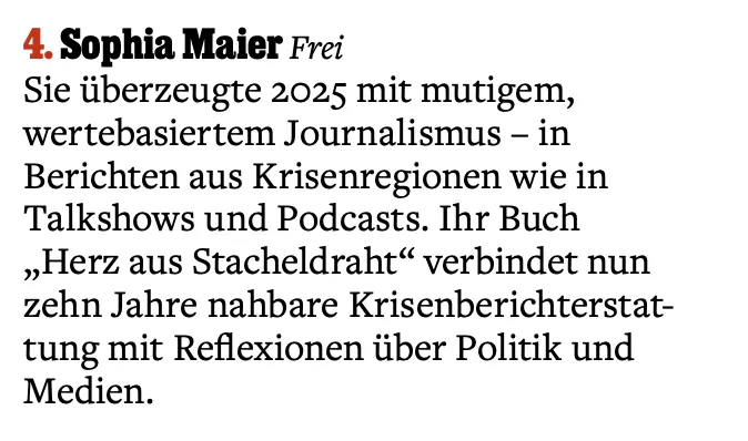 Begründung Medium Magazin